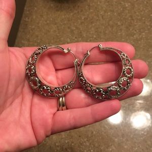 Brighton Silver hoop earrings
